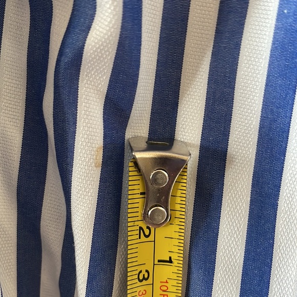 Petersyn X Revolve Kerri indigo striped dress nautical preppy small flaw - Picture 9 of 11